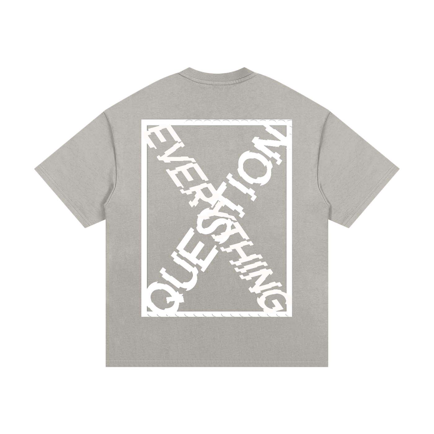 Oversized "The X-Question Tee"