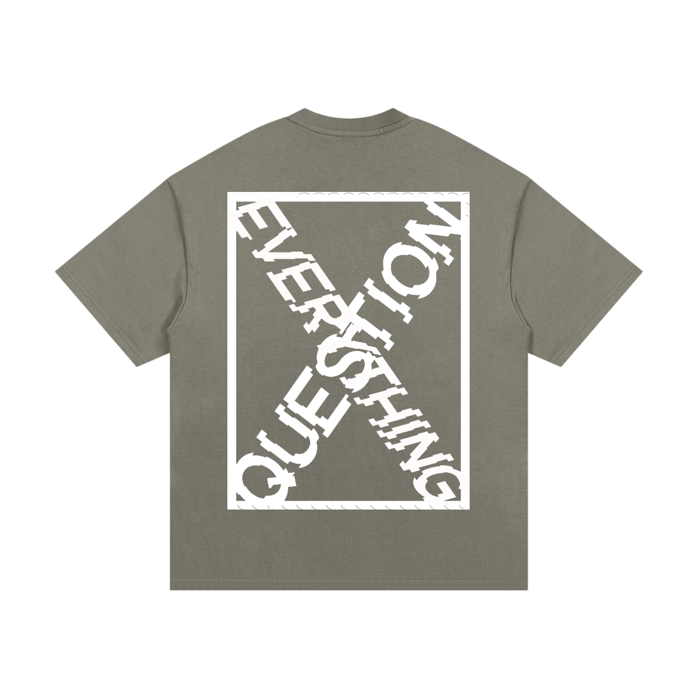 Oversized "The X-Question Tee"