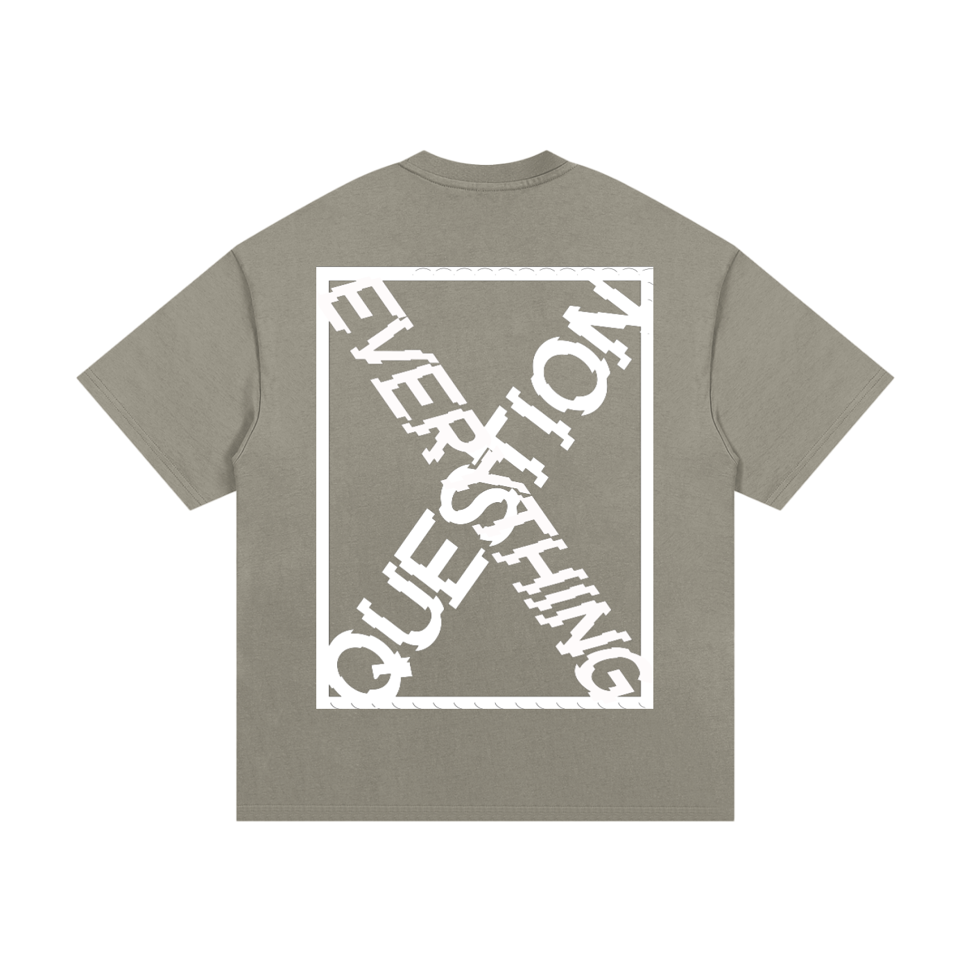 Oversized "The X-Question Tee"