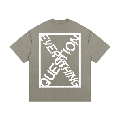 Oversized "The X-Question Tee"
