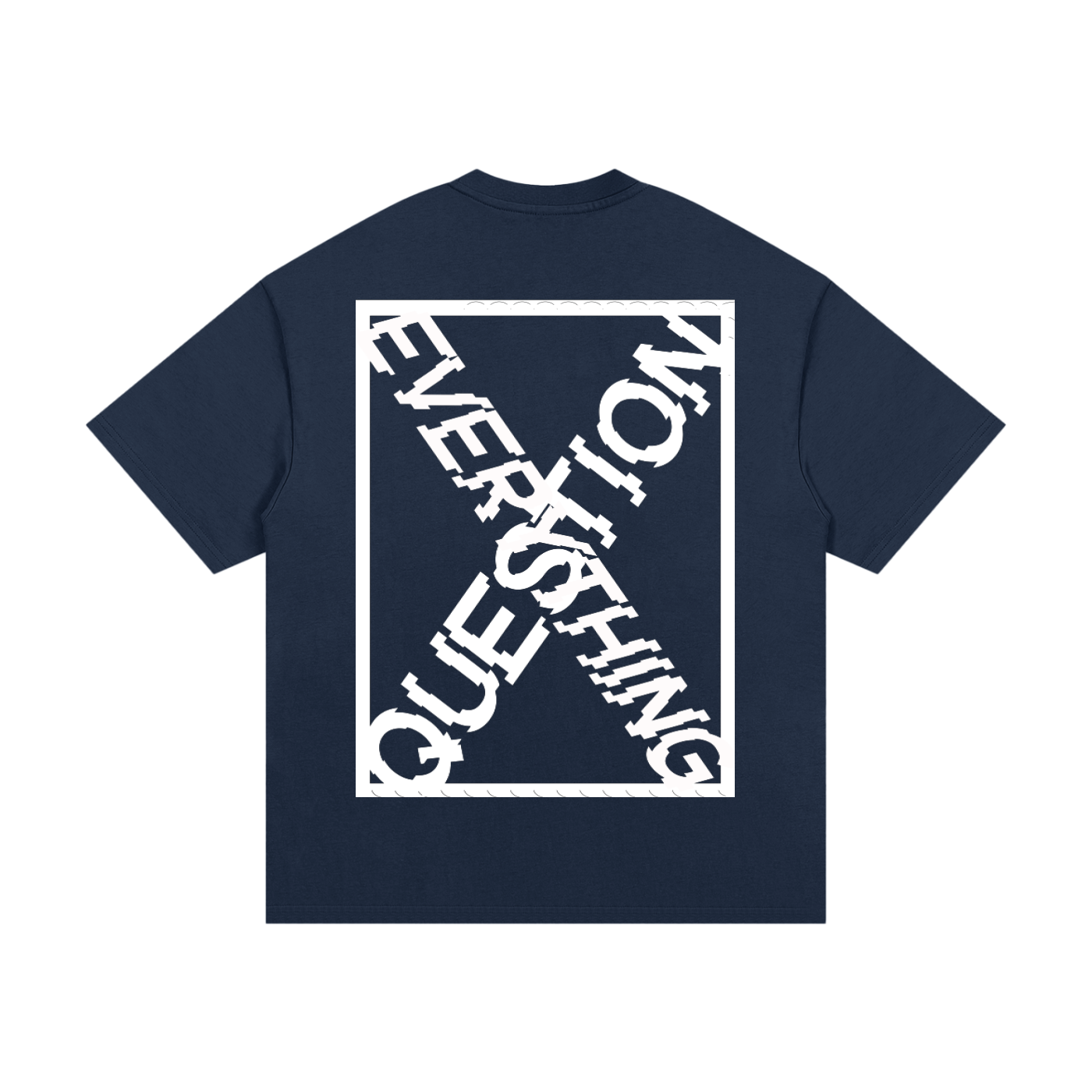 Oversized "The X-Question Tee"