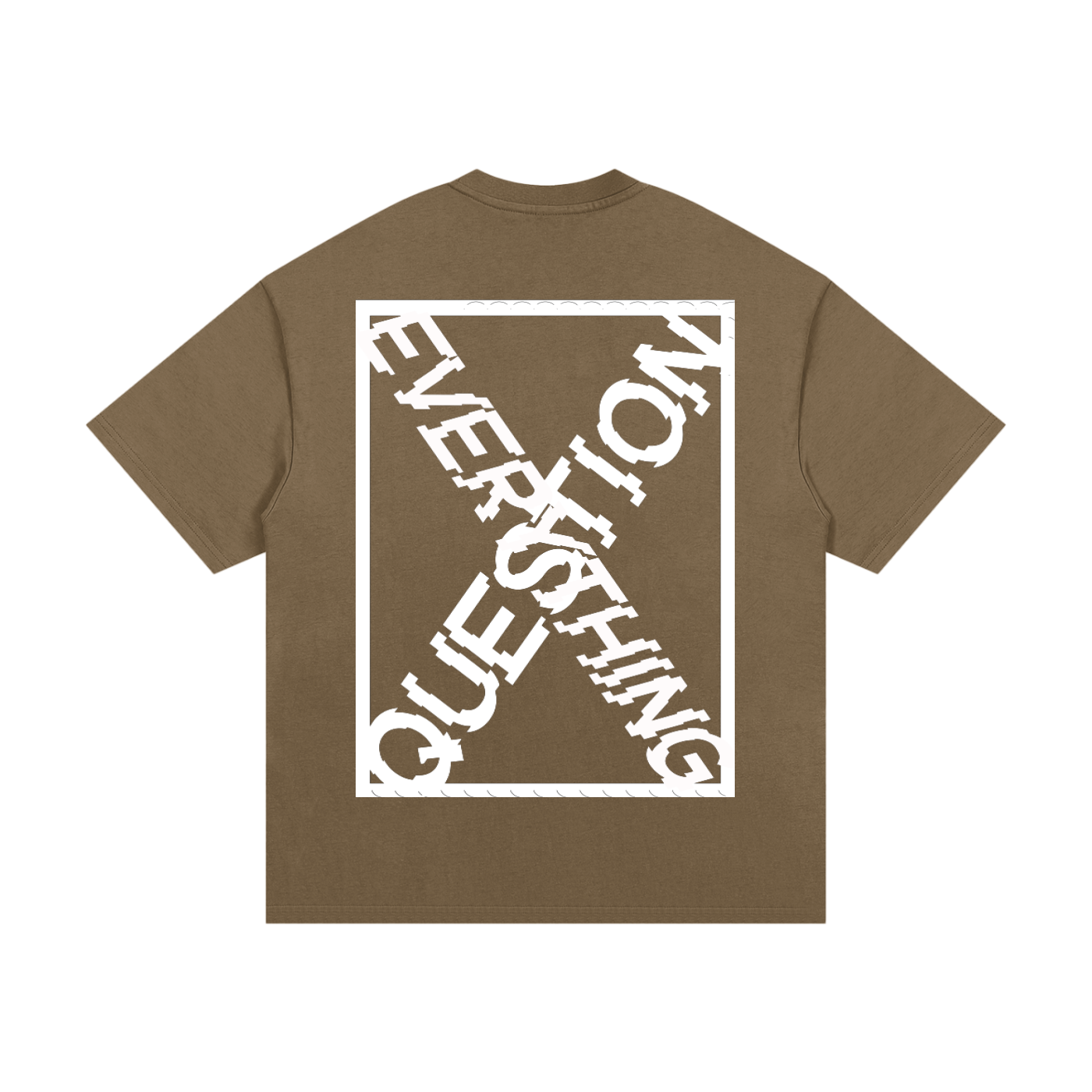 Oversized "The X-Question Tee"