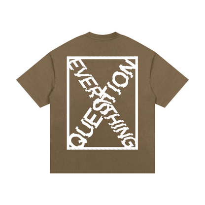 Oversized "The X-Question Tee"