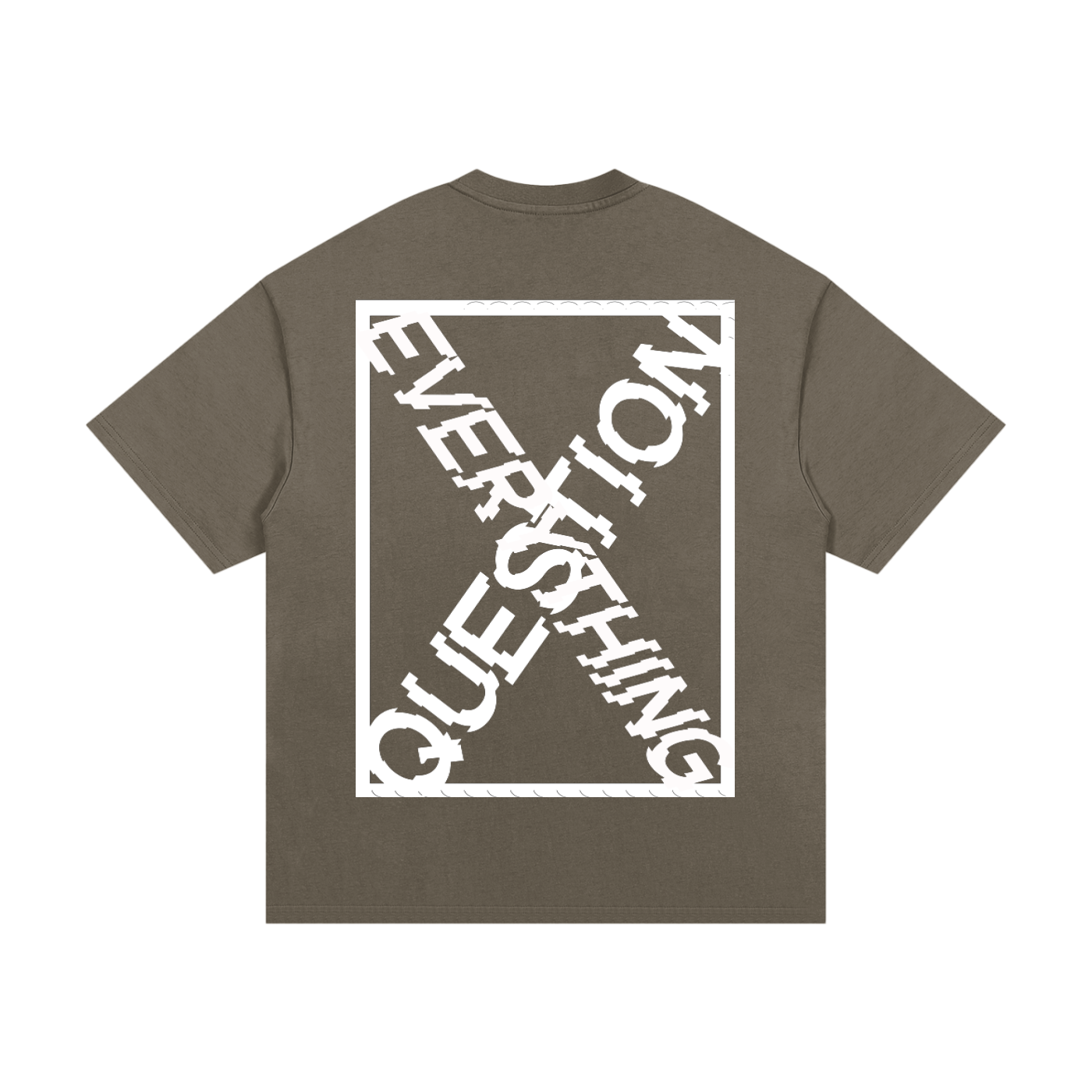Oversized "The X-Question Tee"