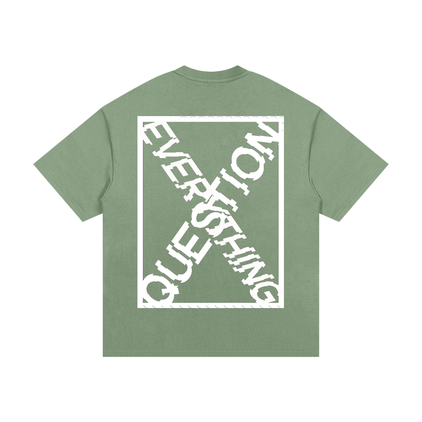 Oversized "The X-Question Tee"